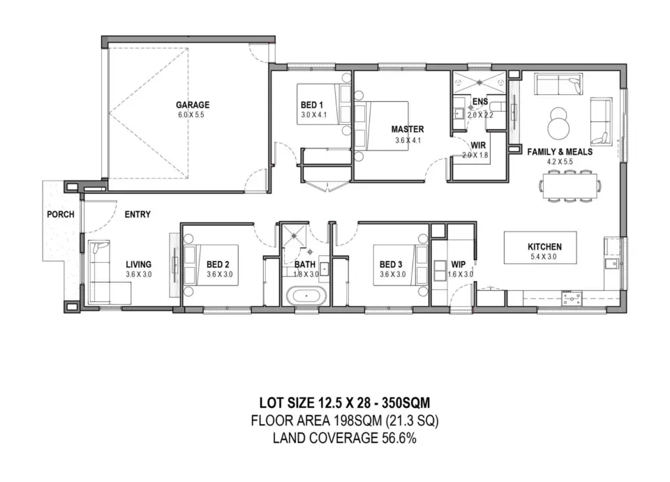 221 Tamworth Drive floor plan