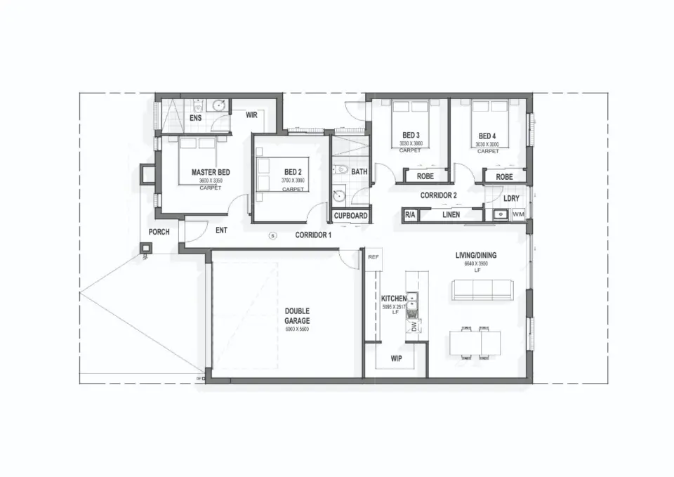 House and land package interior